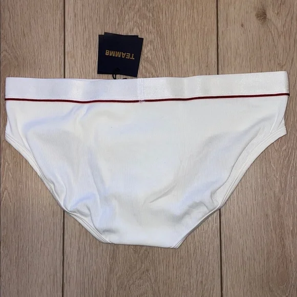 TEAMM8 MVP Ribbed Cotton Blend Fly-Front Briefs - Picture 8 of 8